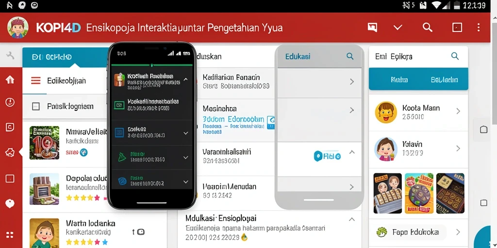 Tampilan antarmuka KOPI4D yang informatif dan mudah digunakan.