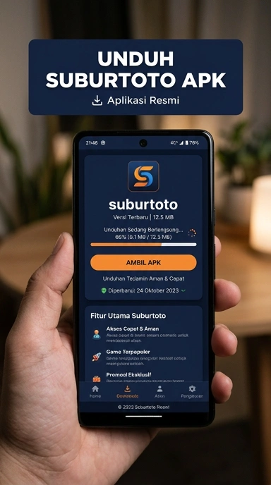 Tampilan halaman APK suburtoto